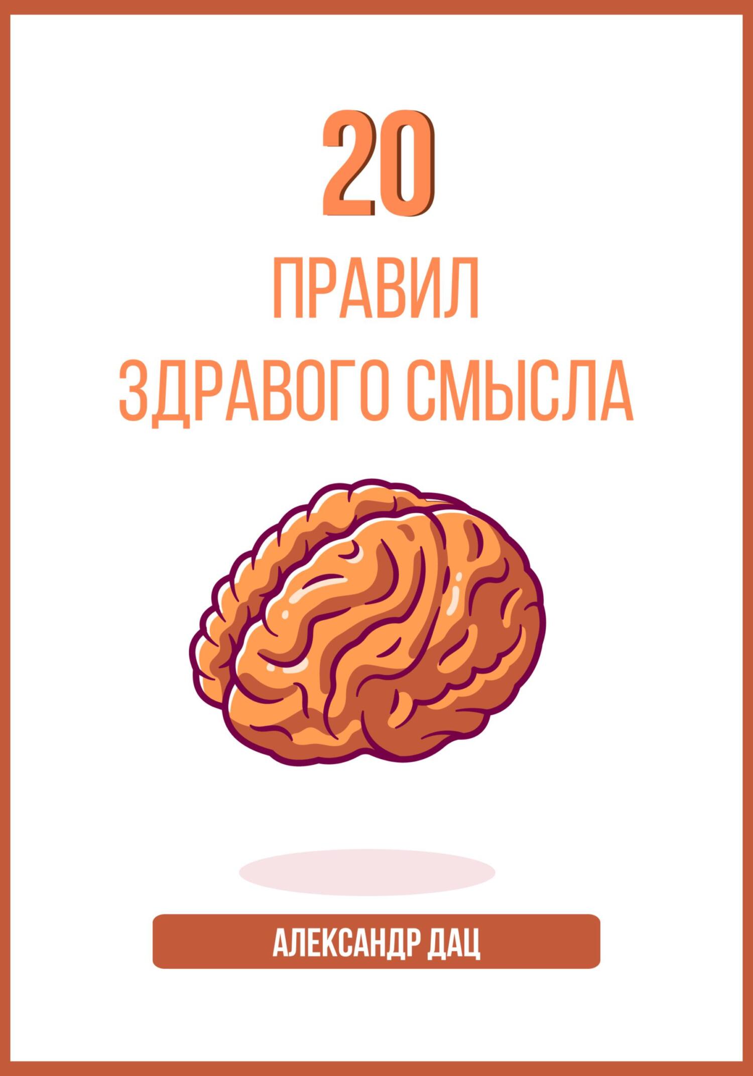 Онлайн книга - 20 правил здравого смысла - Александр Дац