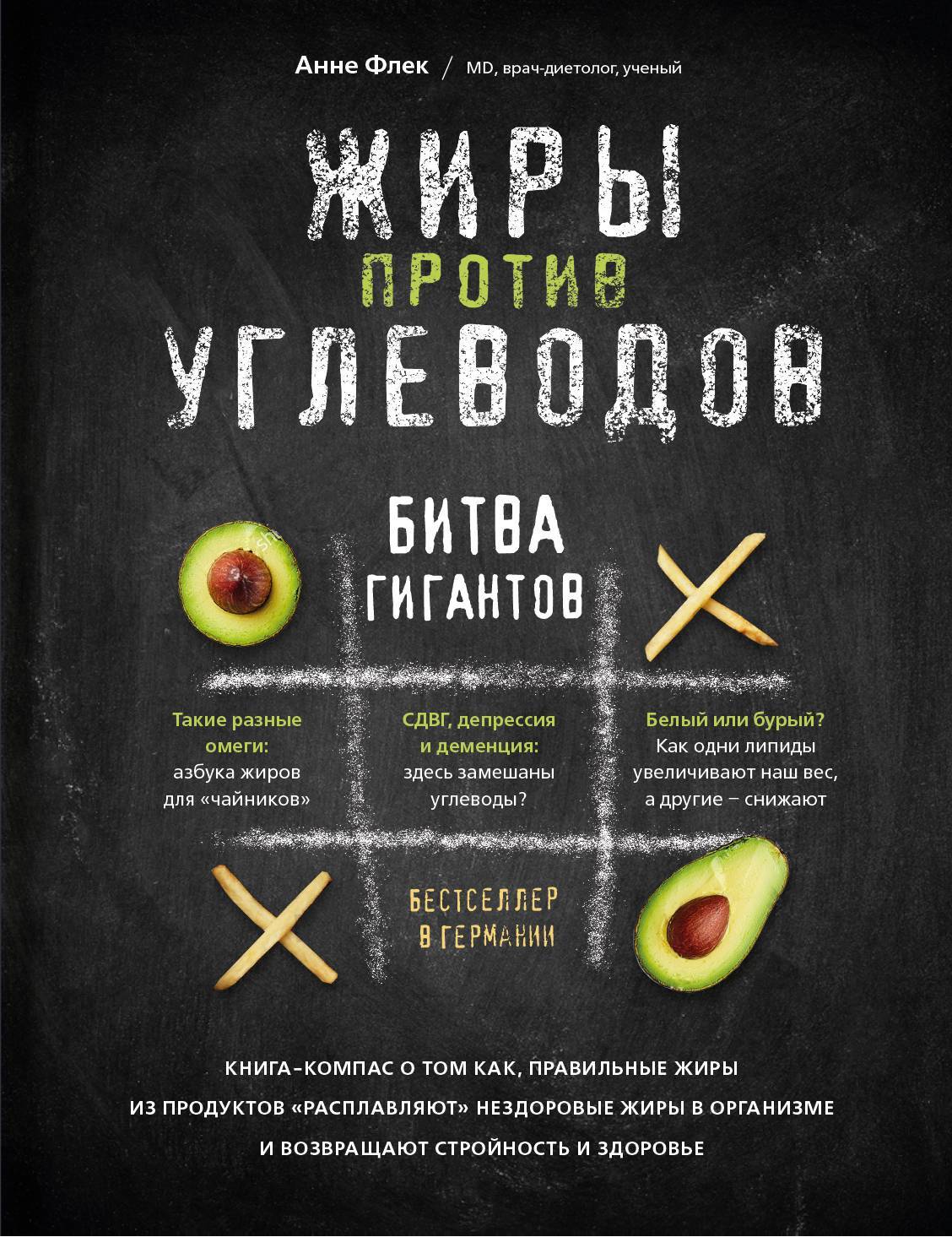 Онлайн книга - Жиры против углеводов. Битва гигантов - Анне Флек