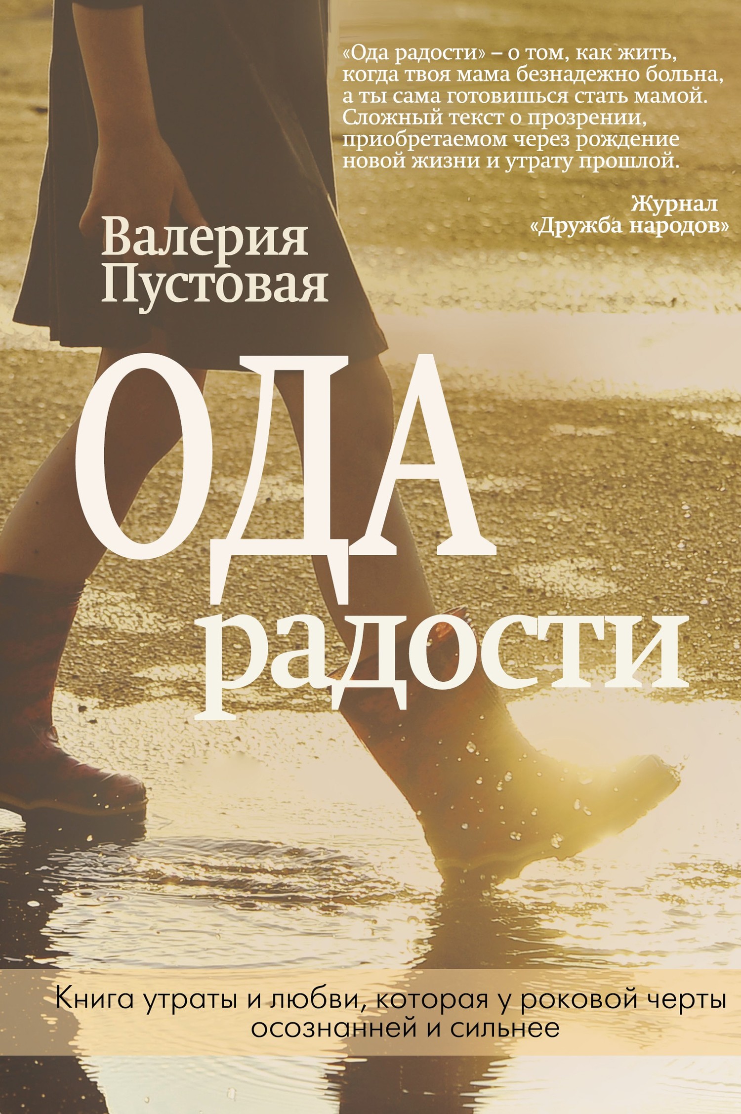 Онлайн книга - Ода радости - Валерия Ефимовна Пустовая