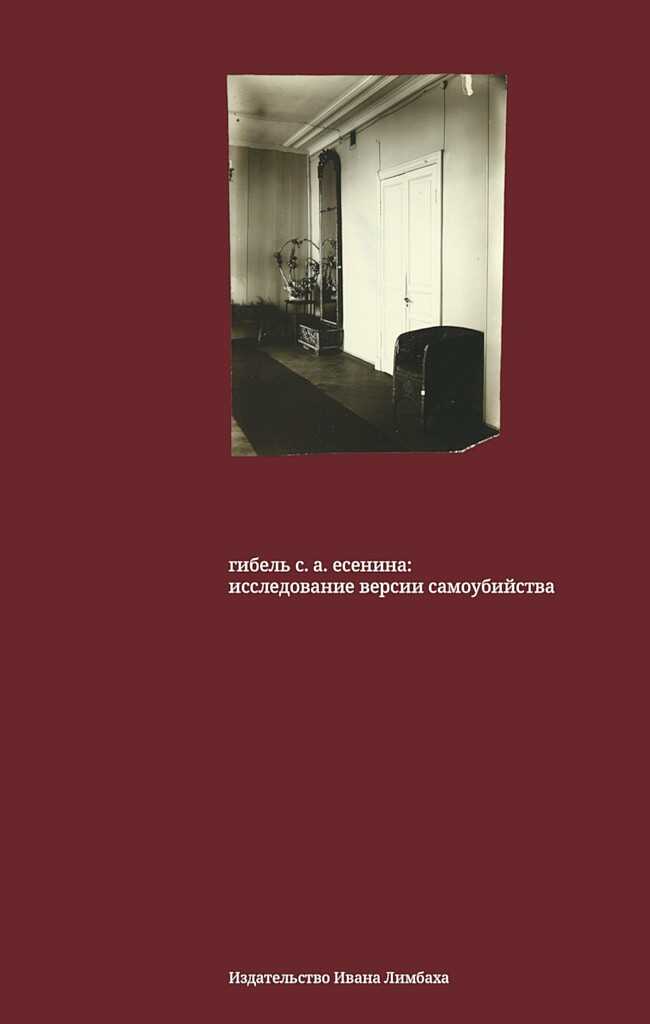 Онлайн книга - Гибель С. А. Есенина. Исследование версии самоубийства - Андрей Васильевич Крусанов