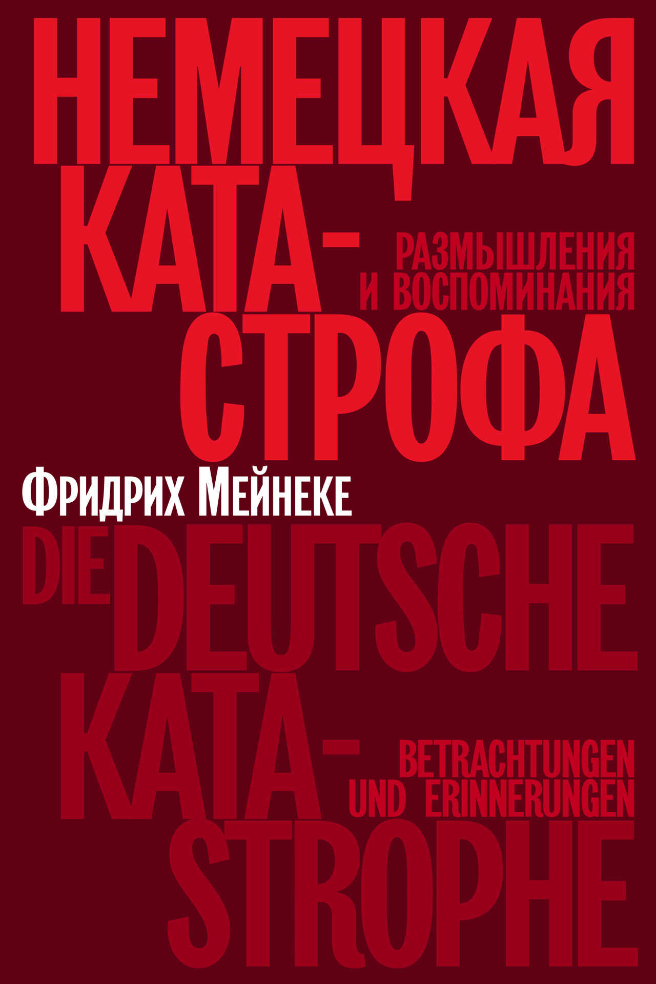 Онлайн книга - Немецкая катастрофа. Размышления и воспоминания - Фридрих Мейнеке