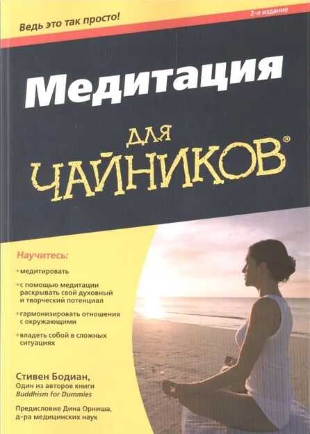 Онлайн книга - Медитация для "чайников" - Стивен Бодиан